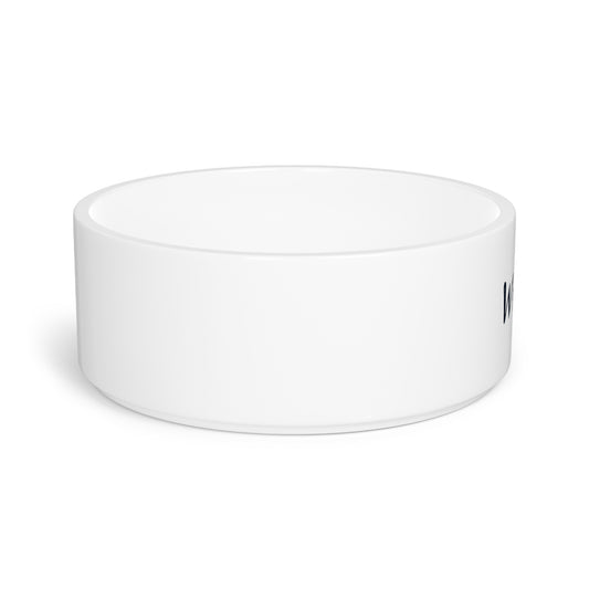 Pet Bowl - Hand Painted WOOF by Chewy's 96 year old Grandma