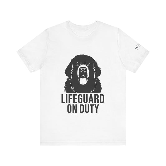 Lifeguard on Duty Tee, Funny Dog T-Shirt, Pet Lover Gift, Animal Lover Apparel, Summer Vacation Shirt, Beach Day Outfit