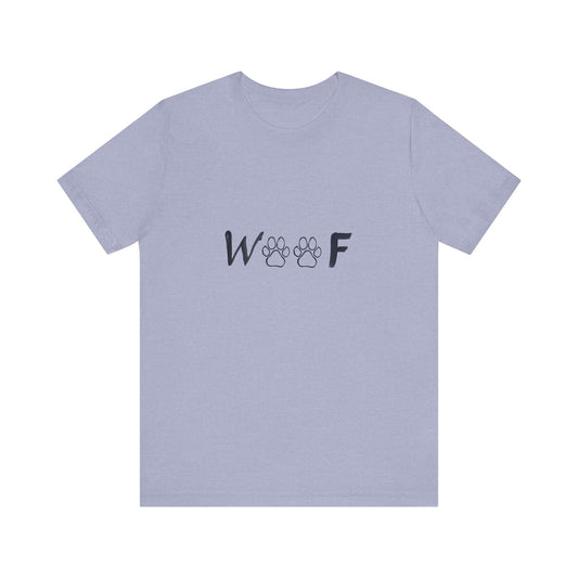 Hand Painted Dog Design Unisex Tee - WOOF