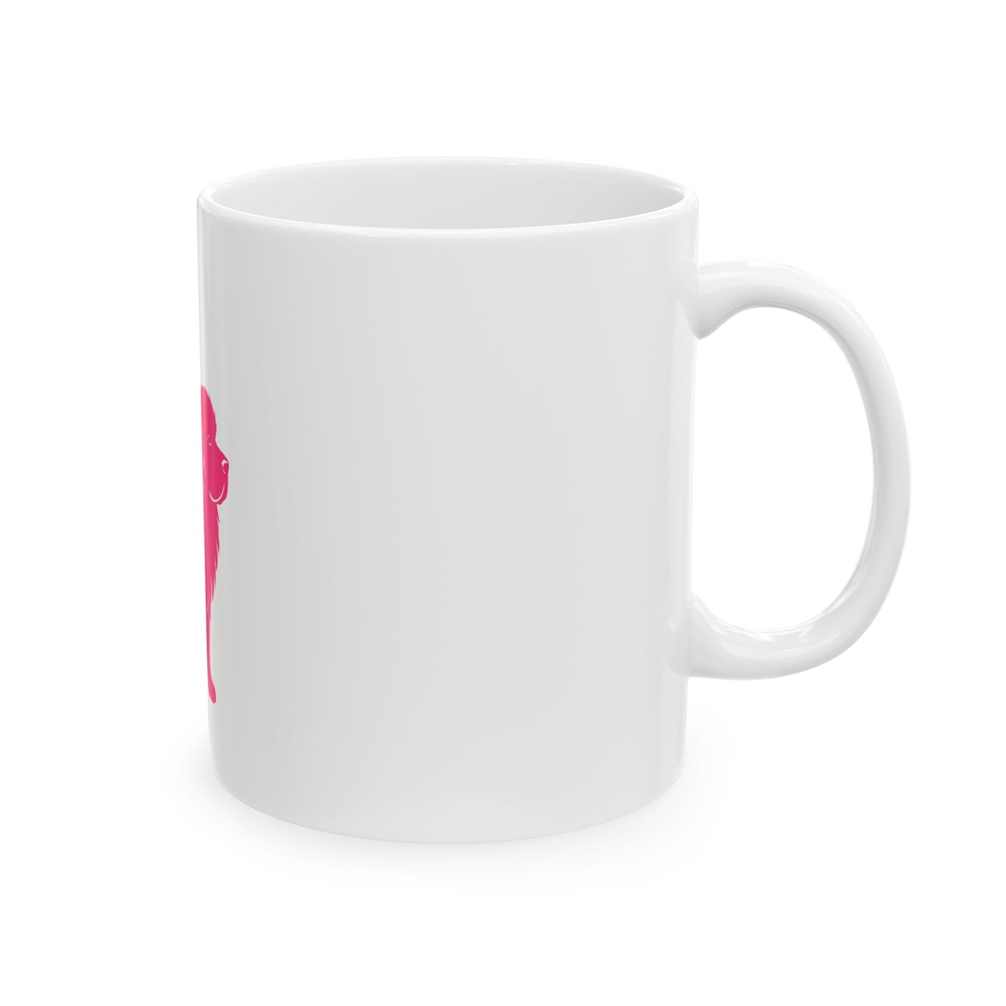 Playful Dog-Themed Ceramic Mug - Perfect Gift for Pet Lovers, Coffee and Tea Drinkers, Dog Owners, Birthday, Home Décor