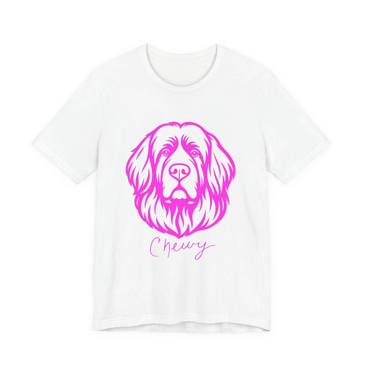 Hot Pink Chewy TEE!  | Fun Graphic T-Shirt for Pet Owners, Gifts for Dog Lovers, Casual Wear, Birthday Apparel, Cute Pet Shirt
