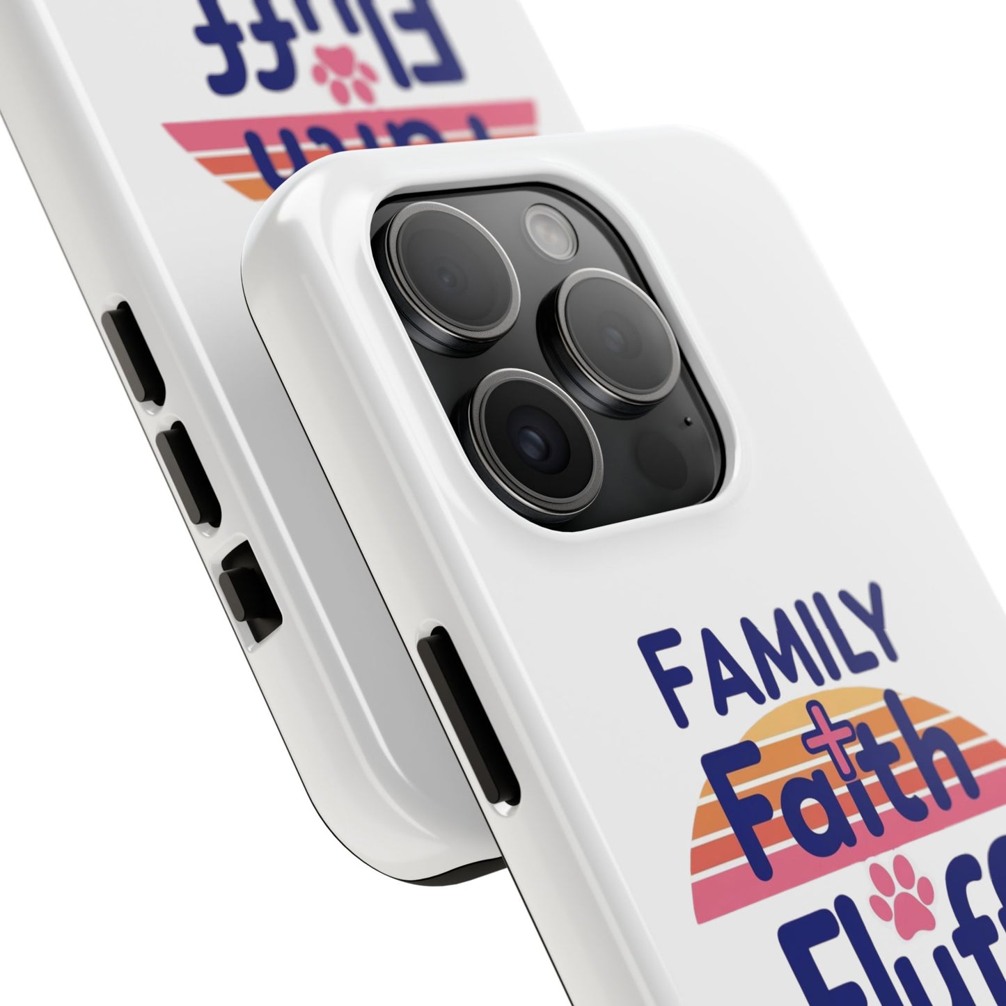 Phone Cases - Family Faith Fluff Hand Painted by Grandma, WOOF Design