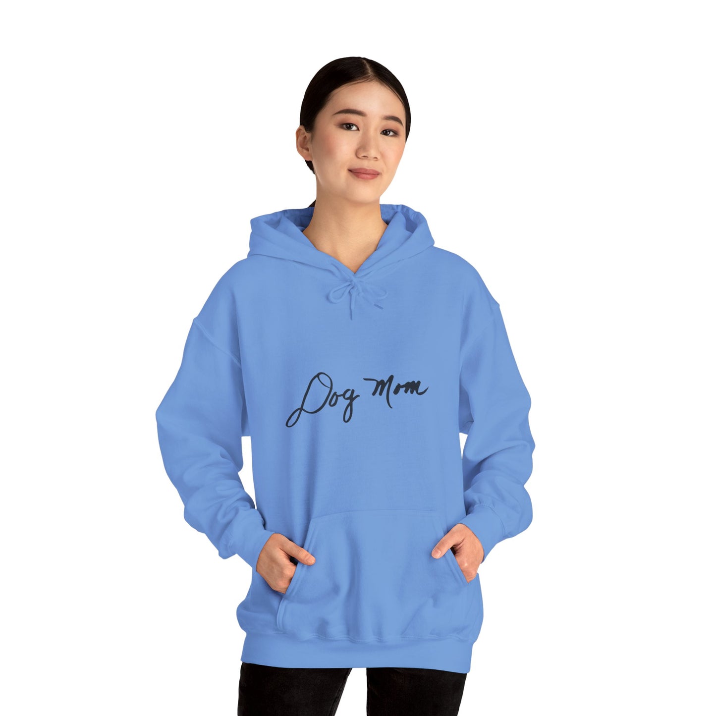 Dog Mom Hoodie with Grandma's Handwriting Design