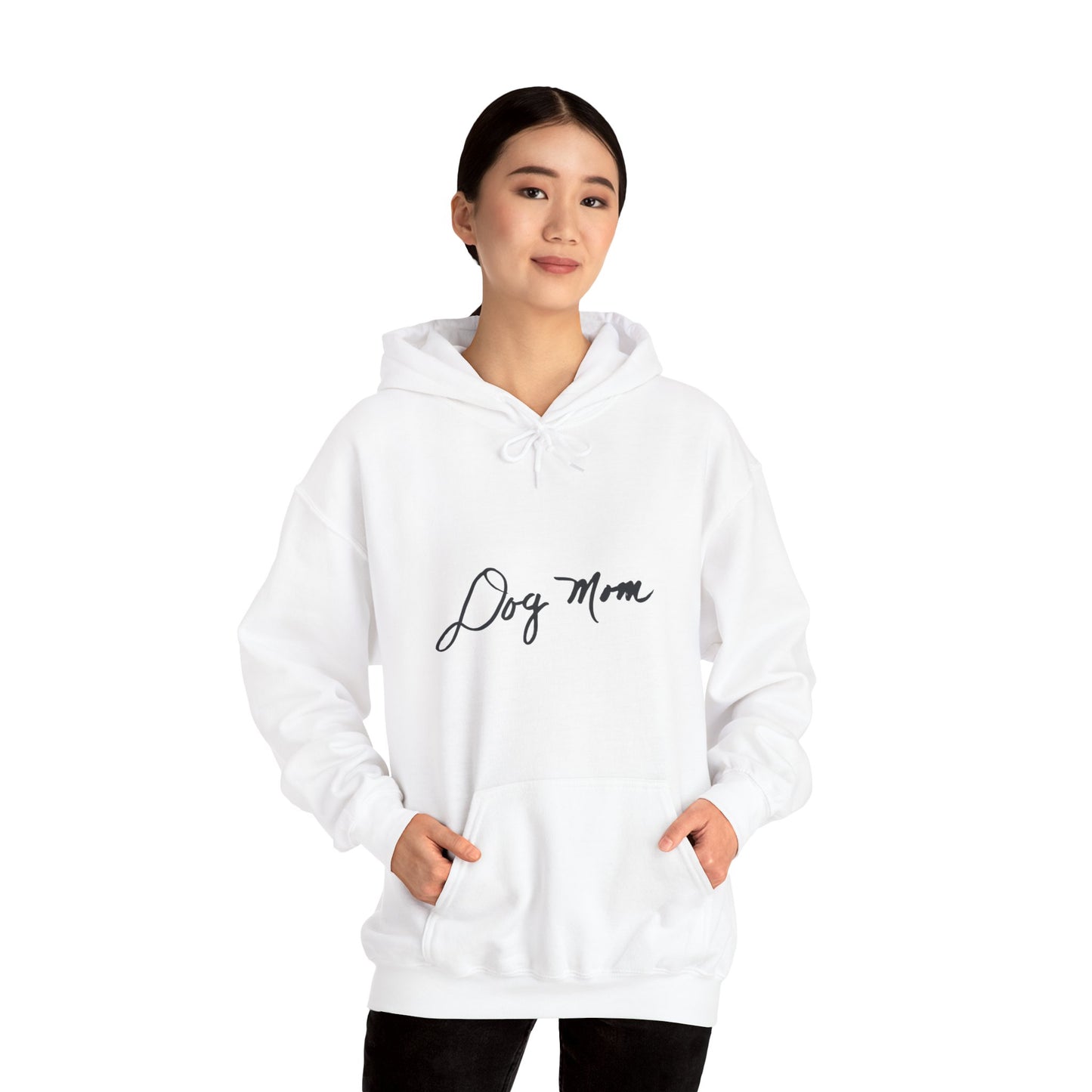 Dog Mom Hoodie with Grandma's Handwriting Design