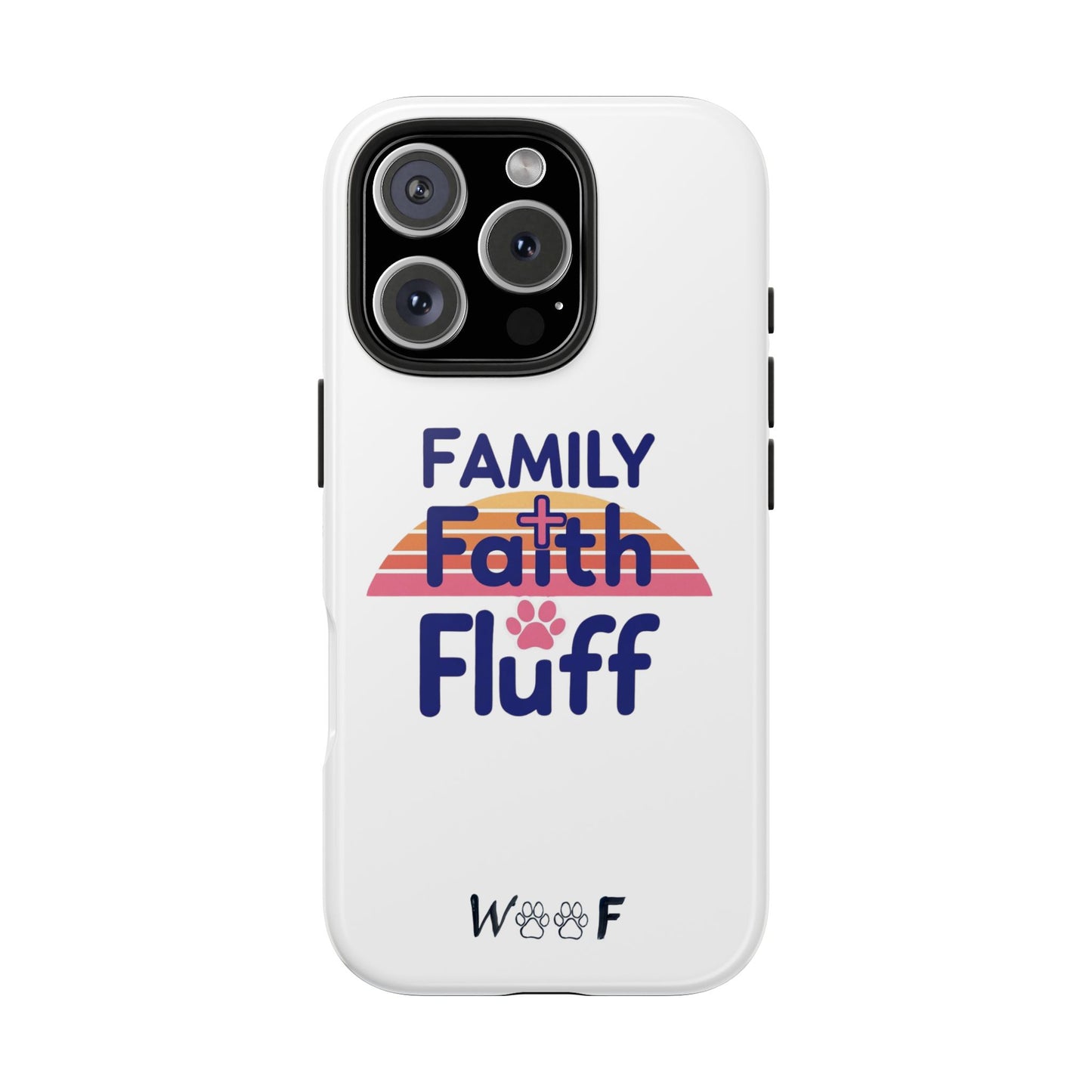 Phone Cases - Family Faith Fluff Hand Painted by Grandma, WOOF Design