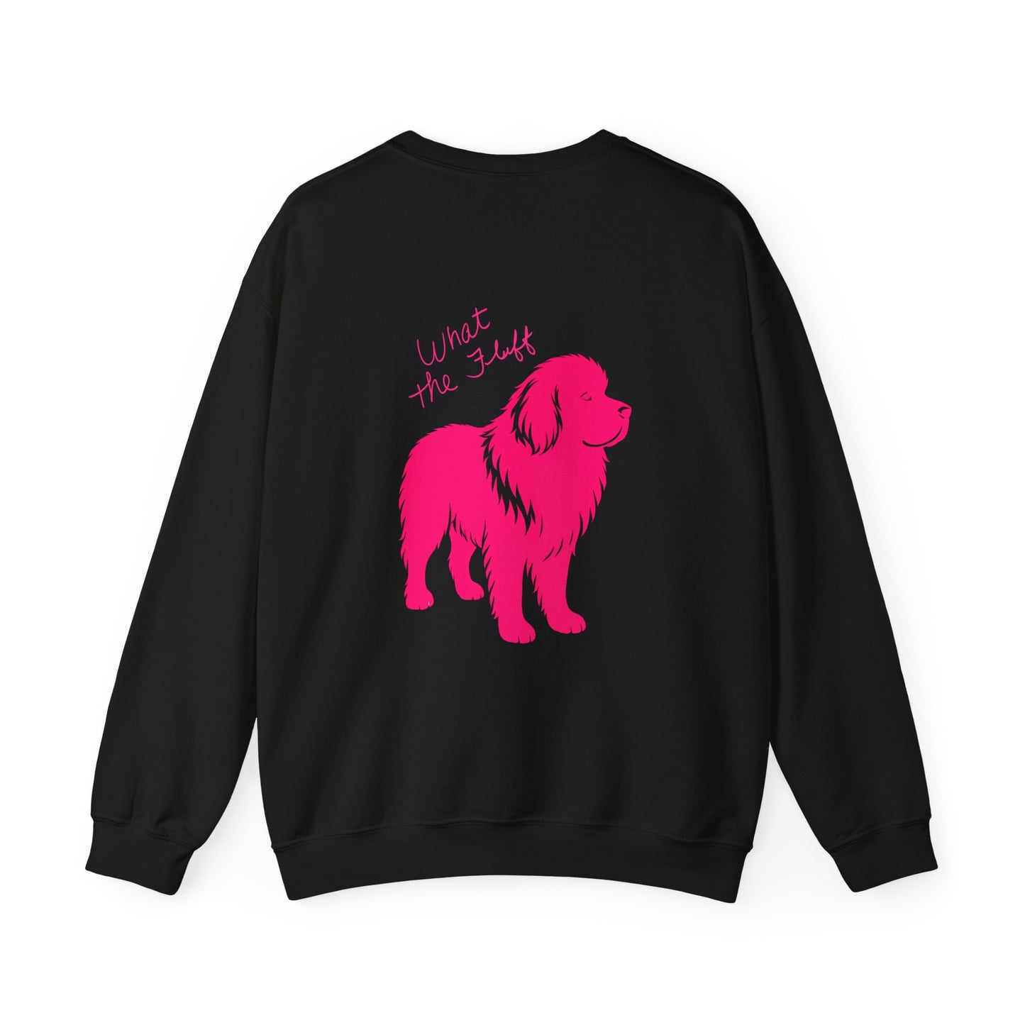 What the Fluff Crewneck Sweatshirt - Fun Pet Lover Gift, Cute Animal Apparel, Cozy Loungewear, Ideal for Dog Lovers, Funny Sweatshirt