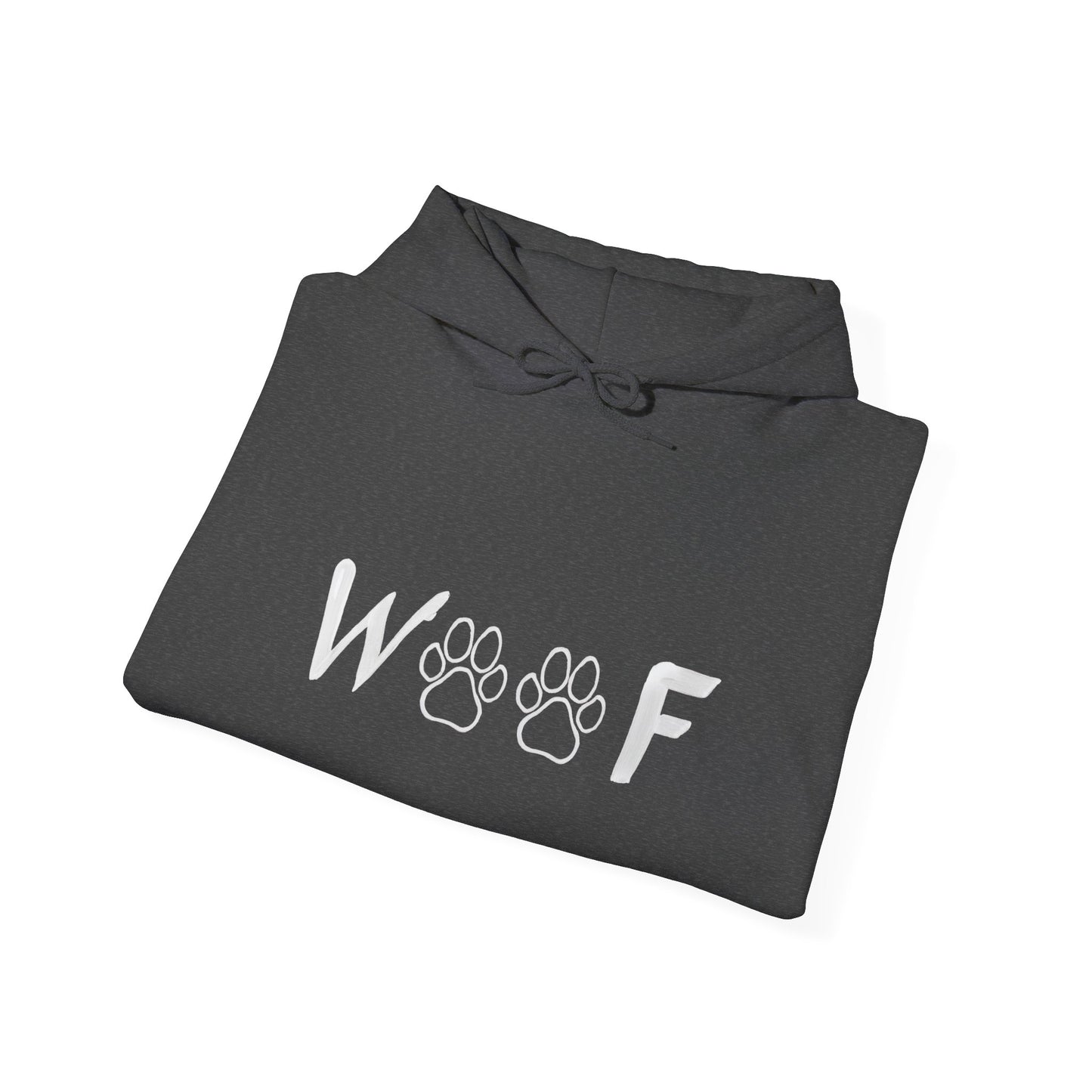 Cute 'Woof' Dog Lover Hoodie, Unisex Sweatshirt for Pet Owners, Gift for Dog Lovers, Cozy Animal Apparel, Perfect for Birthdays, Holidays