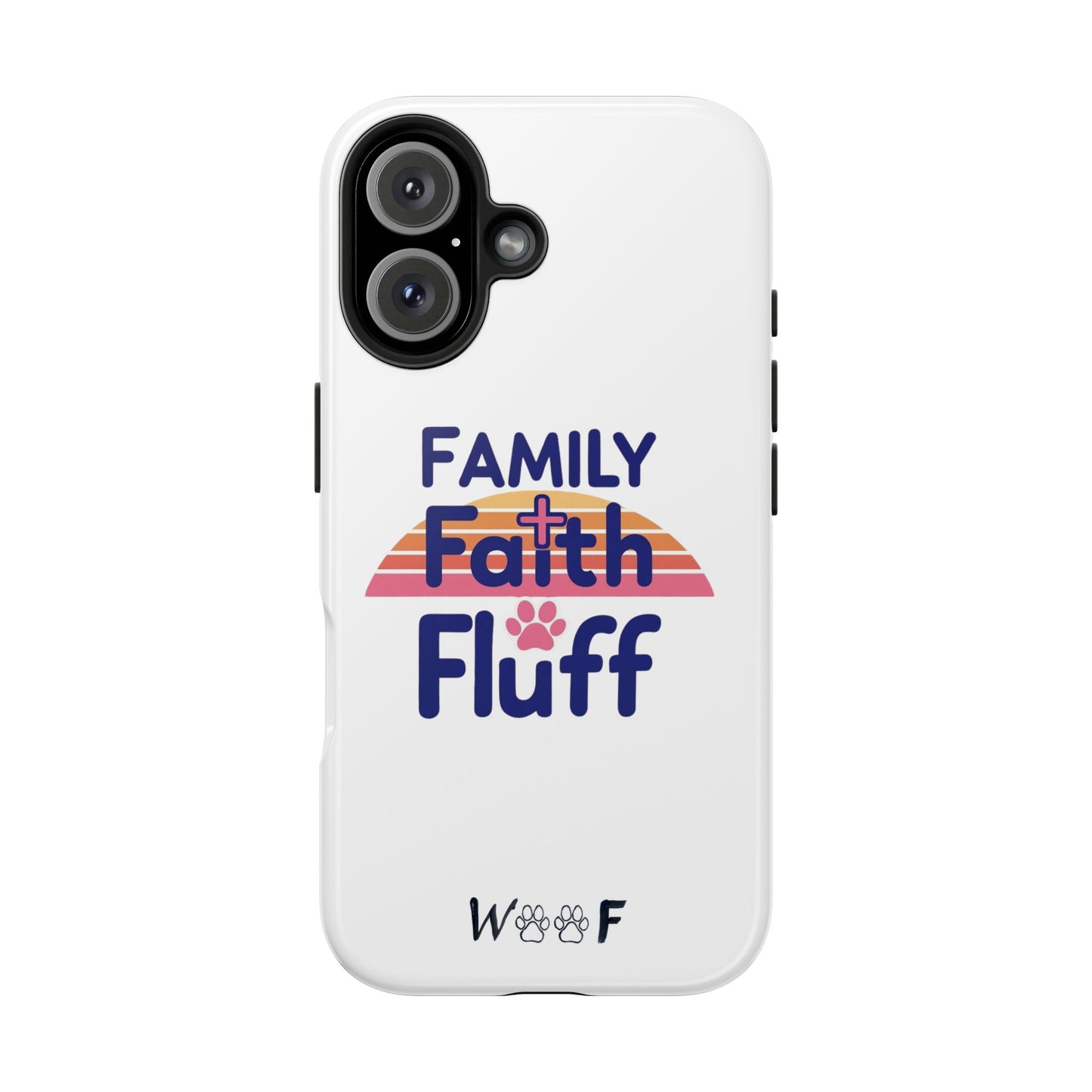 Phone Cases - Family Faith Fluff Hand Painted by Grandma, WOOF Design