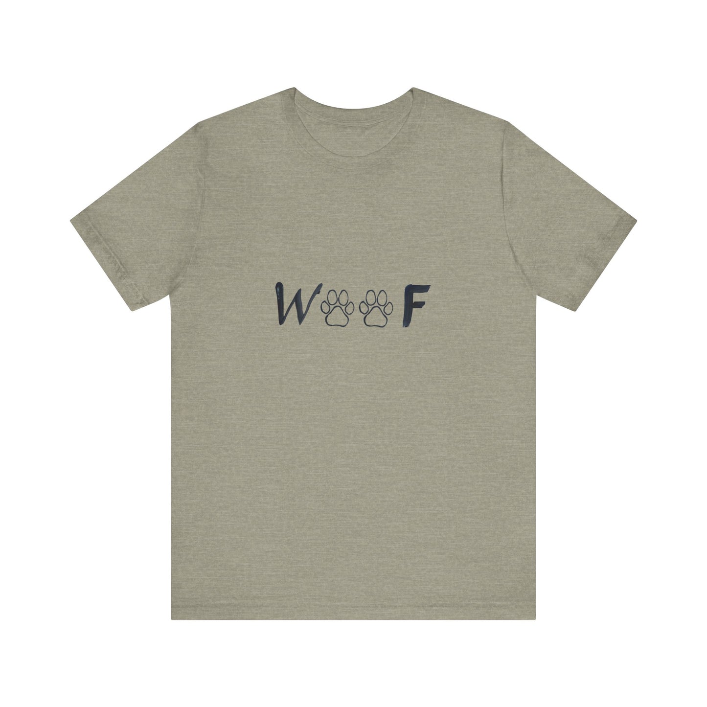 Hand Painted Dog Design Unisex Tee - WOOF