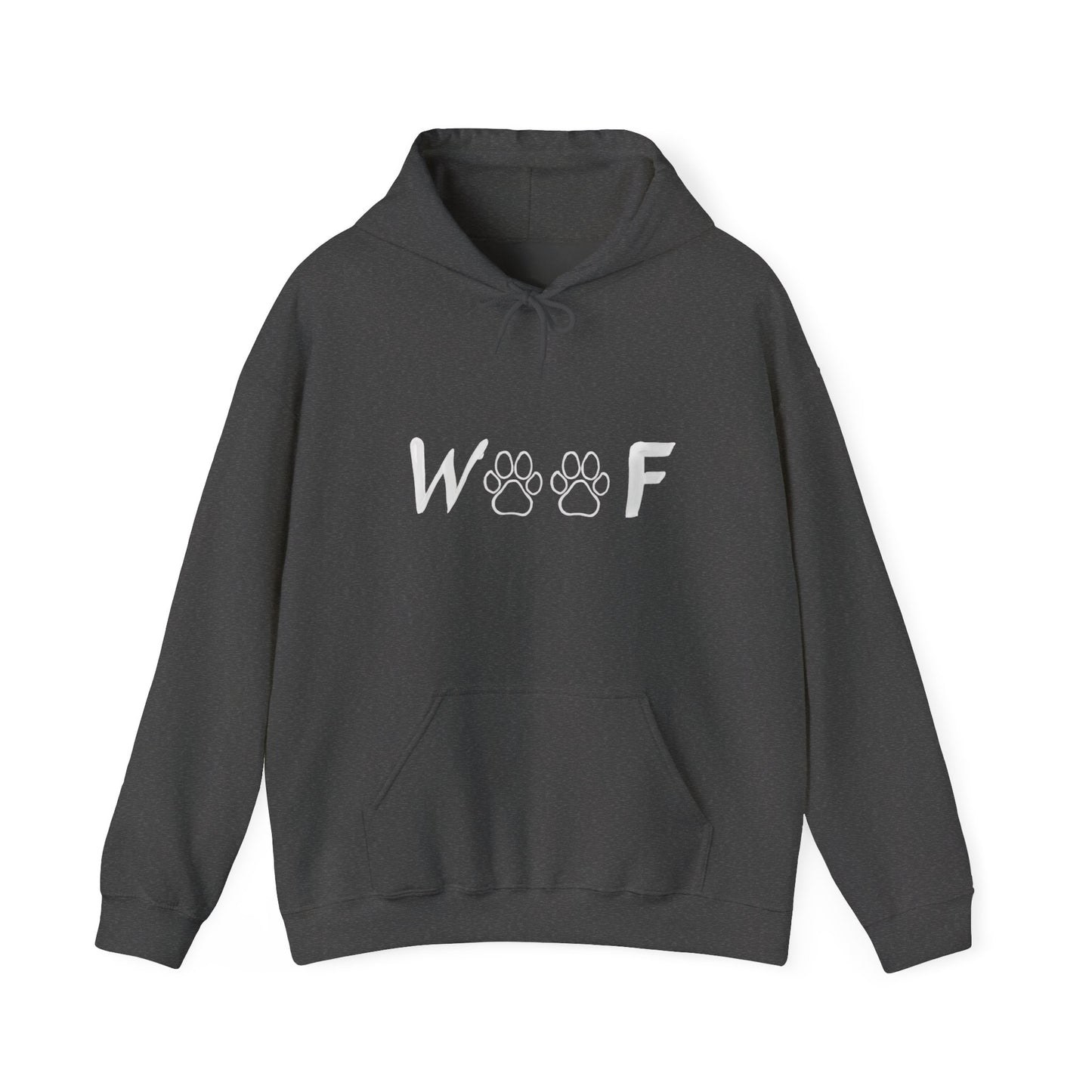 Cute 'Woof' Dog Lover Hoodie, Unisex Sweatshirt for Pet Owners, Gift for Dog Lovers, Cozy Animal Apparel, Perfect for Birthdays, Holidays