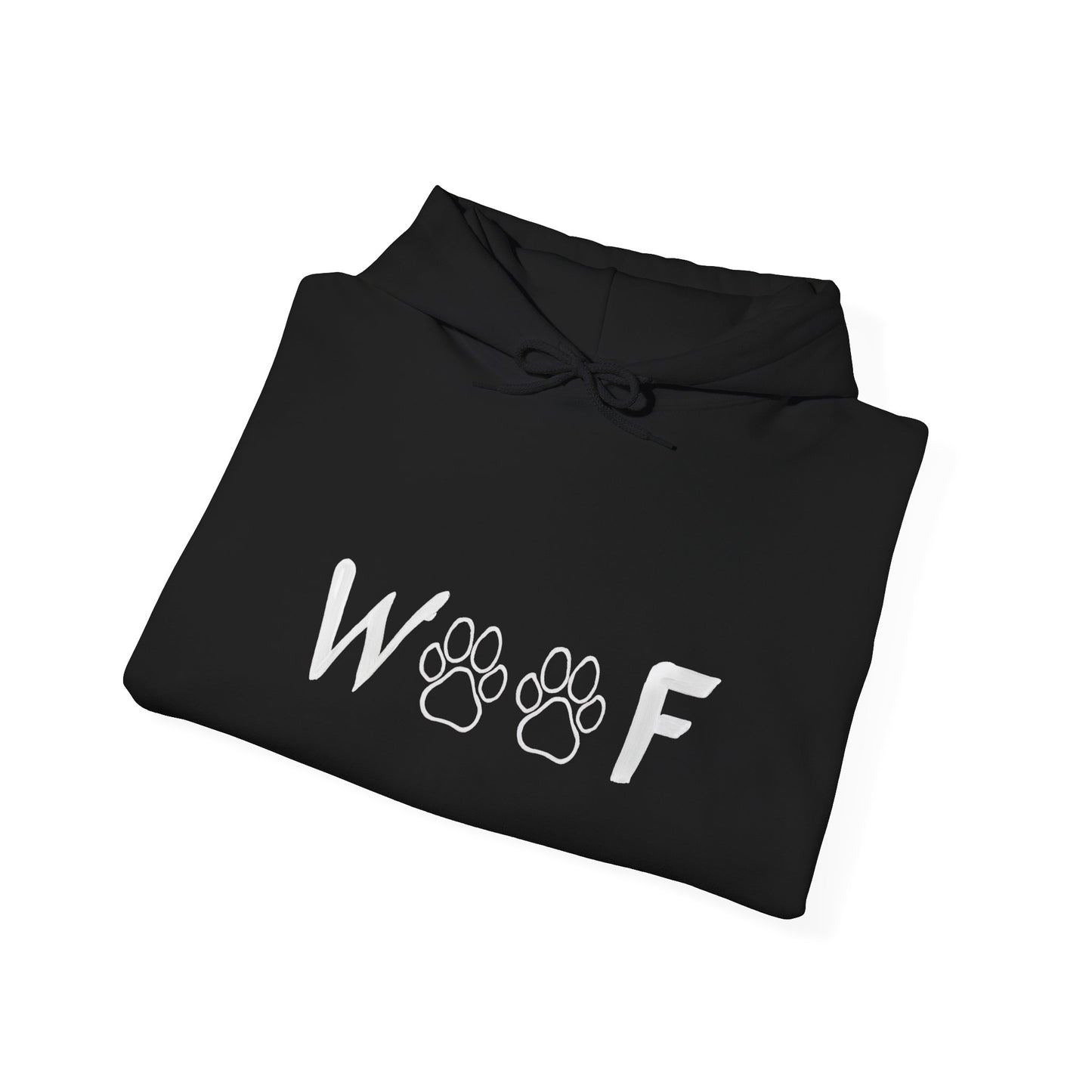 Cute 'Woof' Dog Lover Hoodie, Unisex Sweatshirt for Pet Owners, Gift for Dog Lovers, Cozy Animal Apparel, Perfect for Birthdays, Holidays