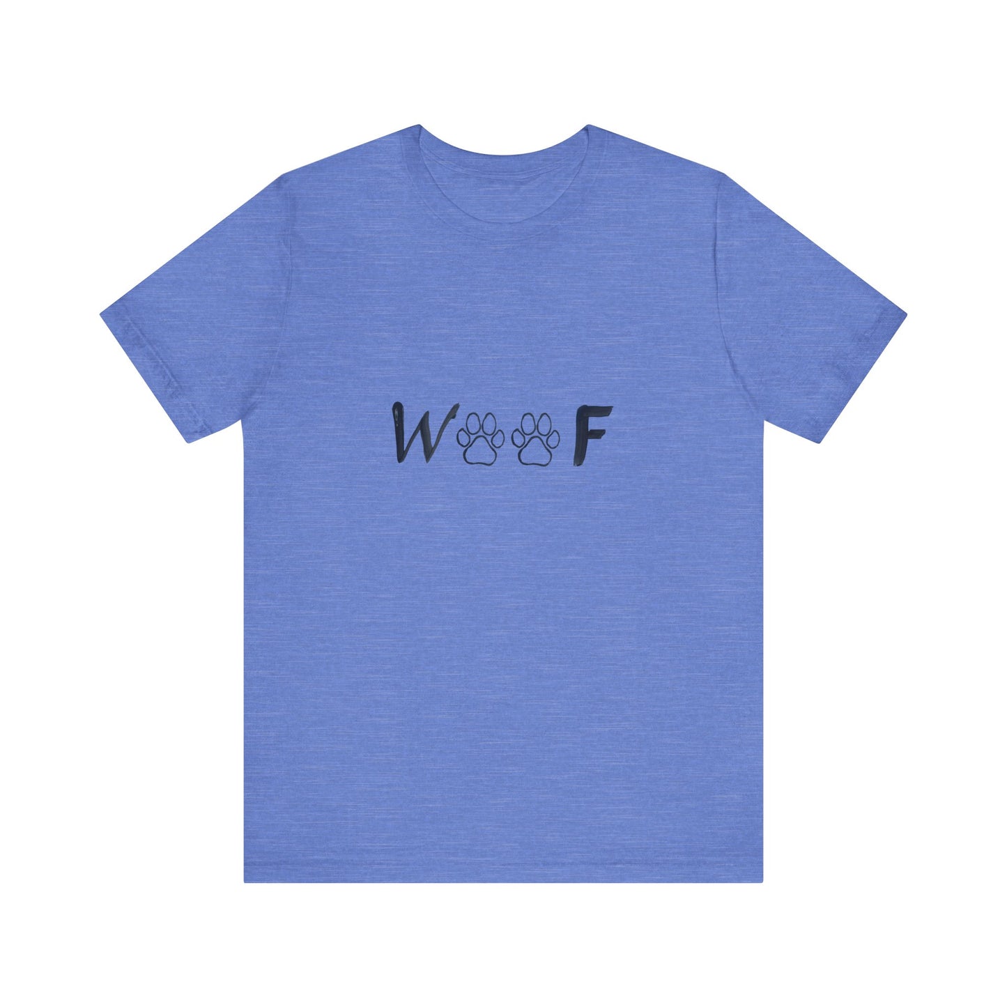 Hand Painted Dog Design Unisex Tee - WOOF