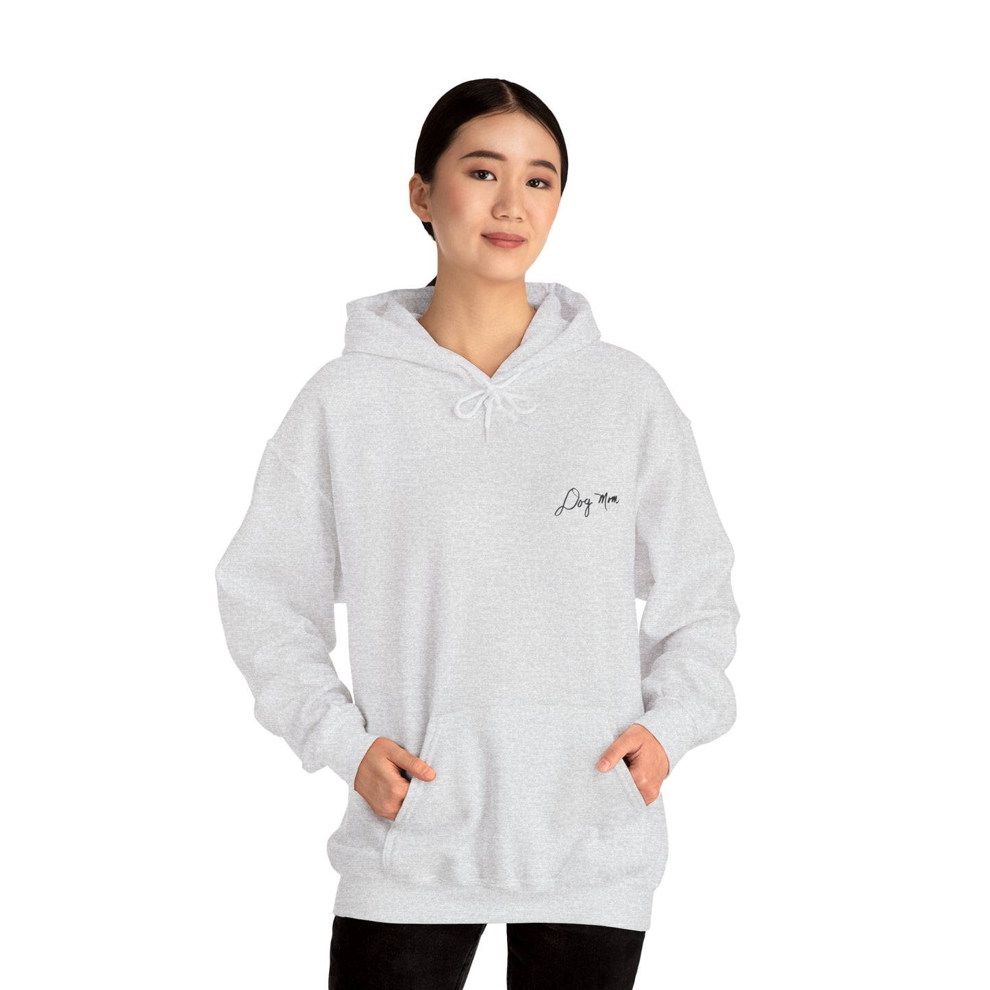 Dog Mom Hoodie with Grandma's Handwriting Design