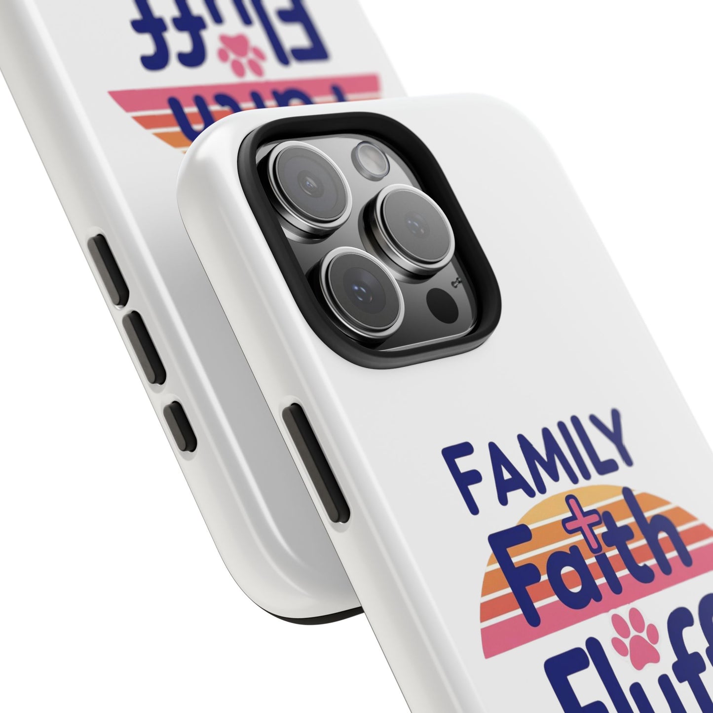 Phone Cases - Family Faith Fluff Hand Painted by Grandma, WOOF Design