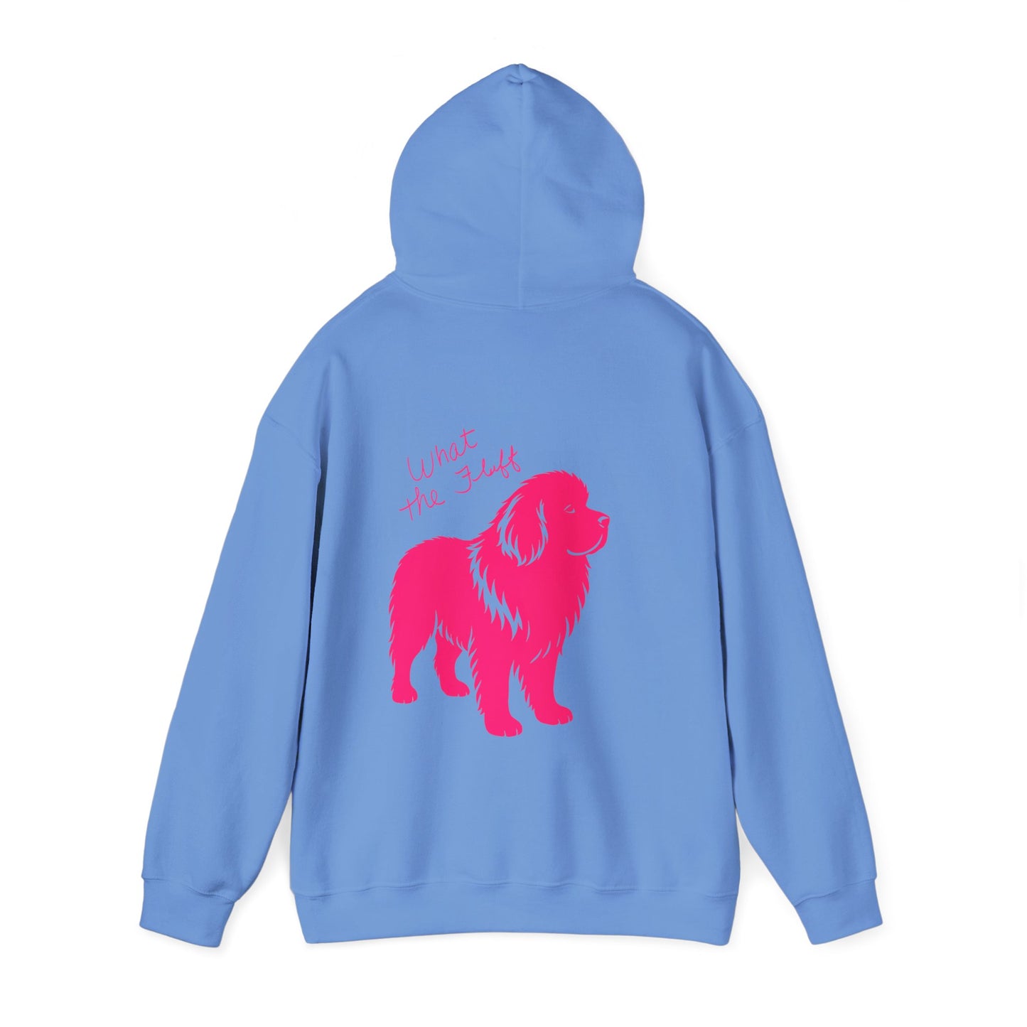Cute "What the fluff " Newfie Hooded Sweatshirt, Pet Lover Gift, Dog Mom Hoodie, Cozy Sweatshirt, Animal Lover Apparel