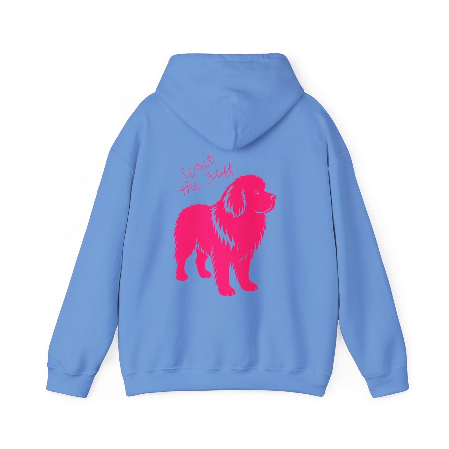 Cute "What the fluff " Newfie Hooded Sweatshirt, Pet Lover Gift, Dog Mom Hoodie, Cozy Sweatshirt, Animal Lover Apparel