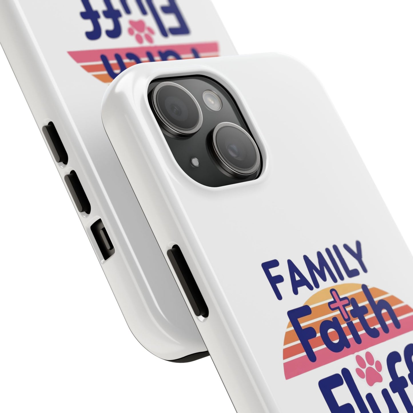 Phone Cases - Family Faith Fluff Hand Painted by Grandma, WOOF Design