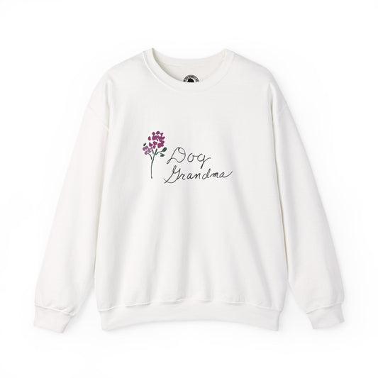 Dog Grandma Handwritten Crewneck