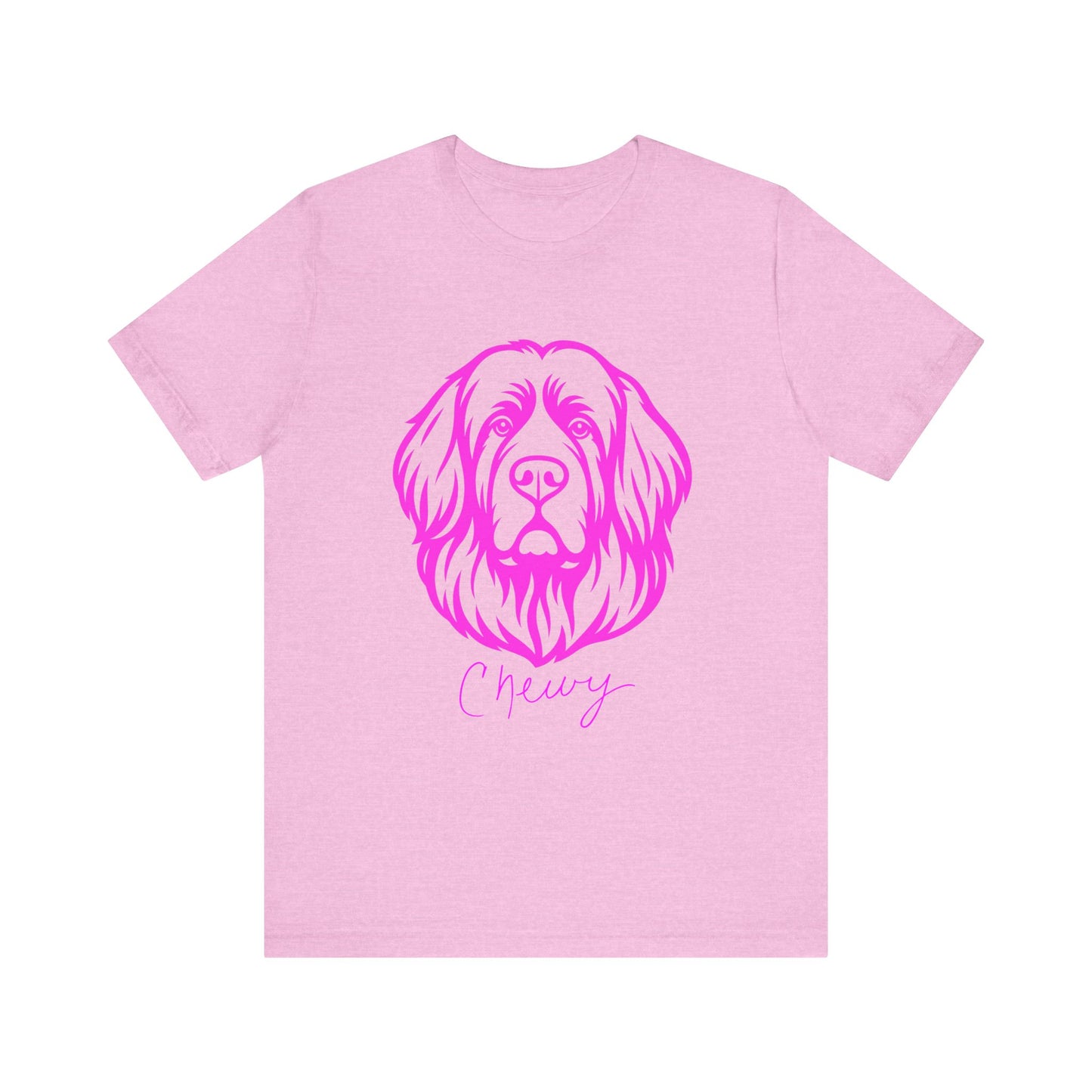 Hot Pink Chewy TEE!  | Fun Graphic T-Shirt for Pet Owners, Gifts for Dog Lovers, Casual Wear, Birthday Apparel, Cute Pet Shirt