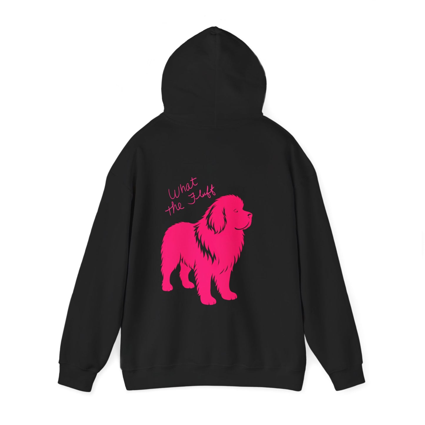 Cute "What the fluff " Newfie Hooded Sweatshirt, Pet Lover Gift, Dog Mom Hoodie, Cozy Sweatshirt, Animal Lover Apparel