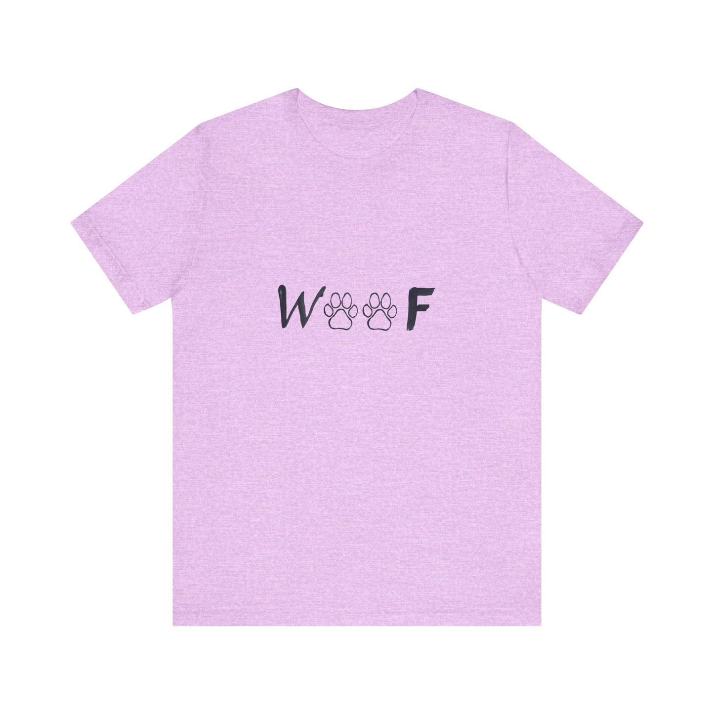 Hand Painted Dog Design Unisex Tee - WOOF