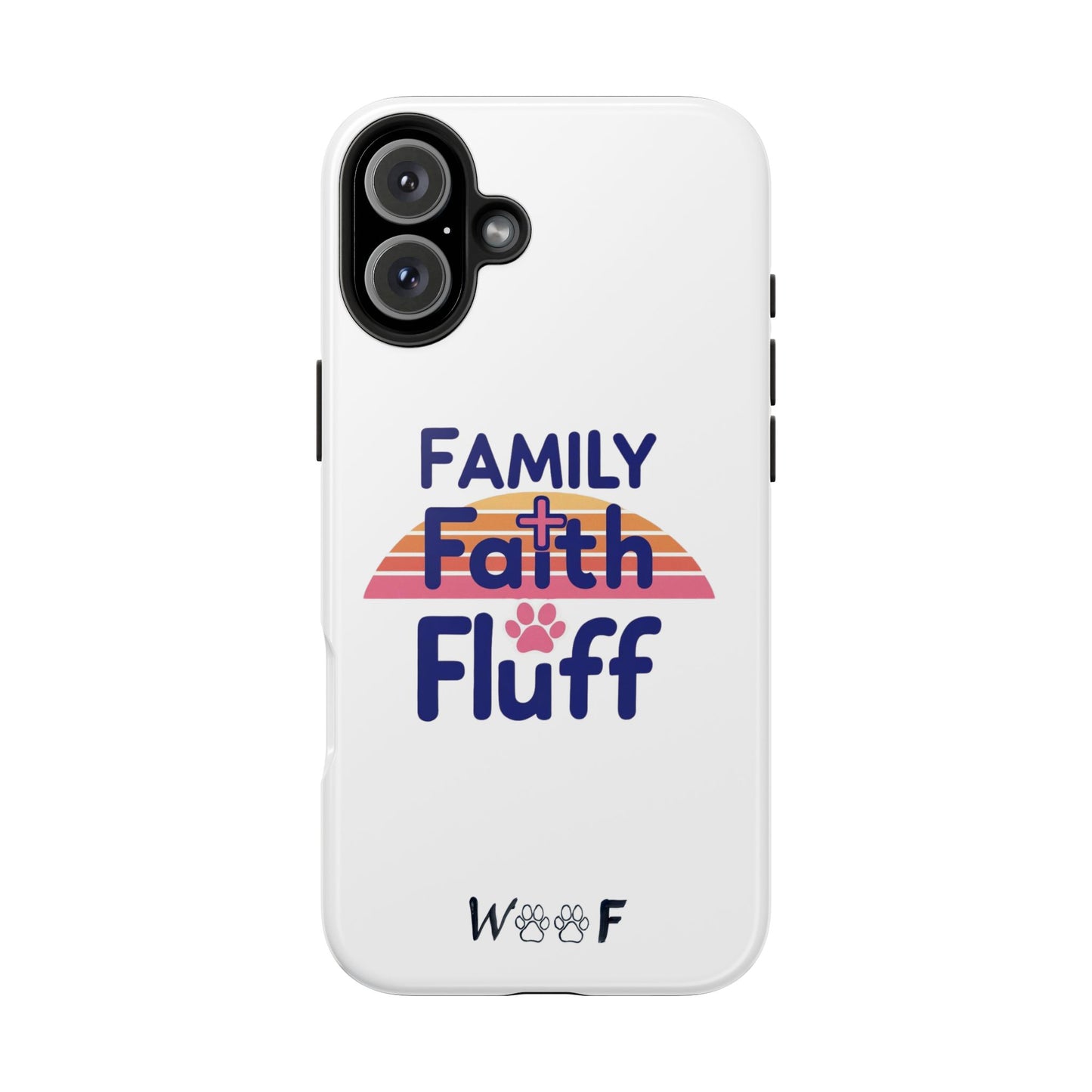 Phone Cases - Family Faith Fluff Hand Painted by Grandma, WOOF Design