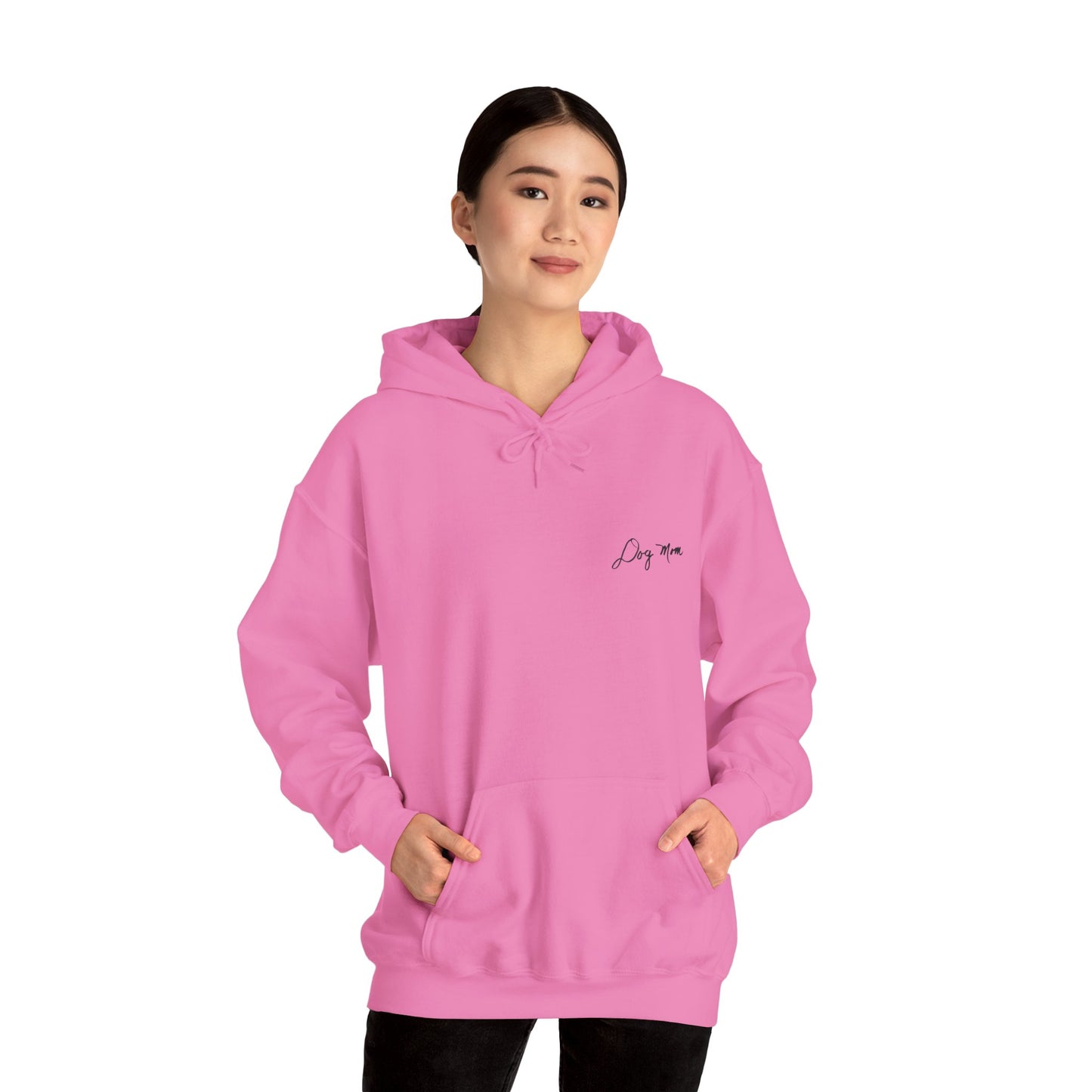 Dog Mom Hoodie with Grandma's Handwriting Design