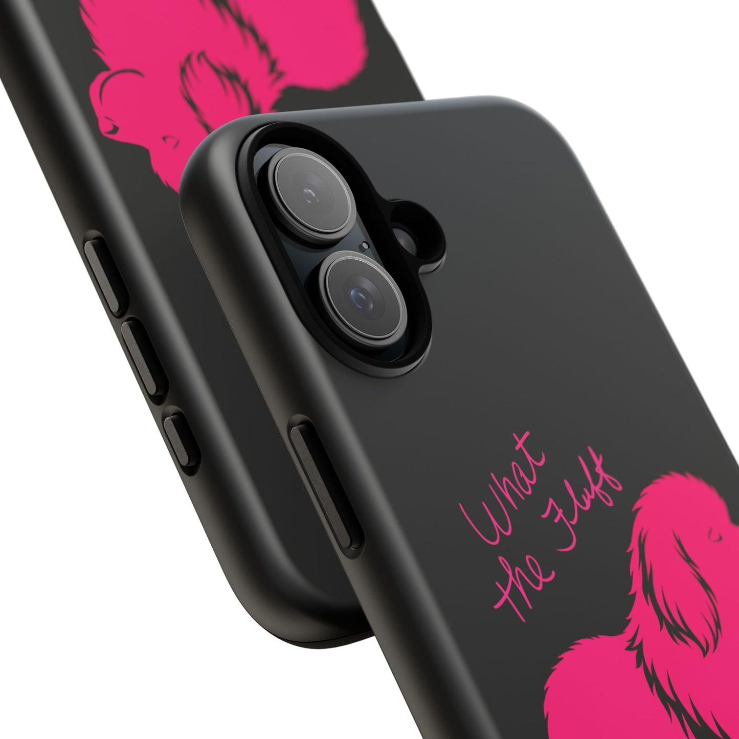 Phone Case - What the fluff written by Chewy the Newfoundland's Grandma