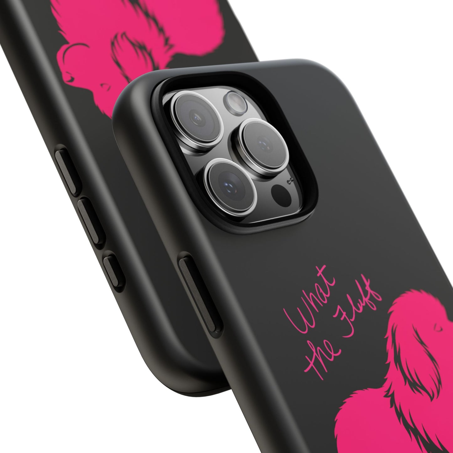 Phone Case - What the fluff written by Chewy the Newfoundland's Grandma