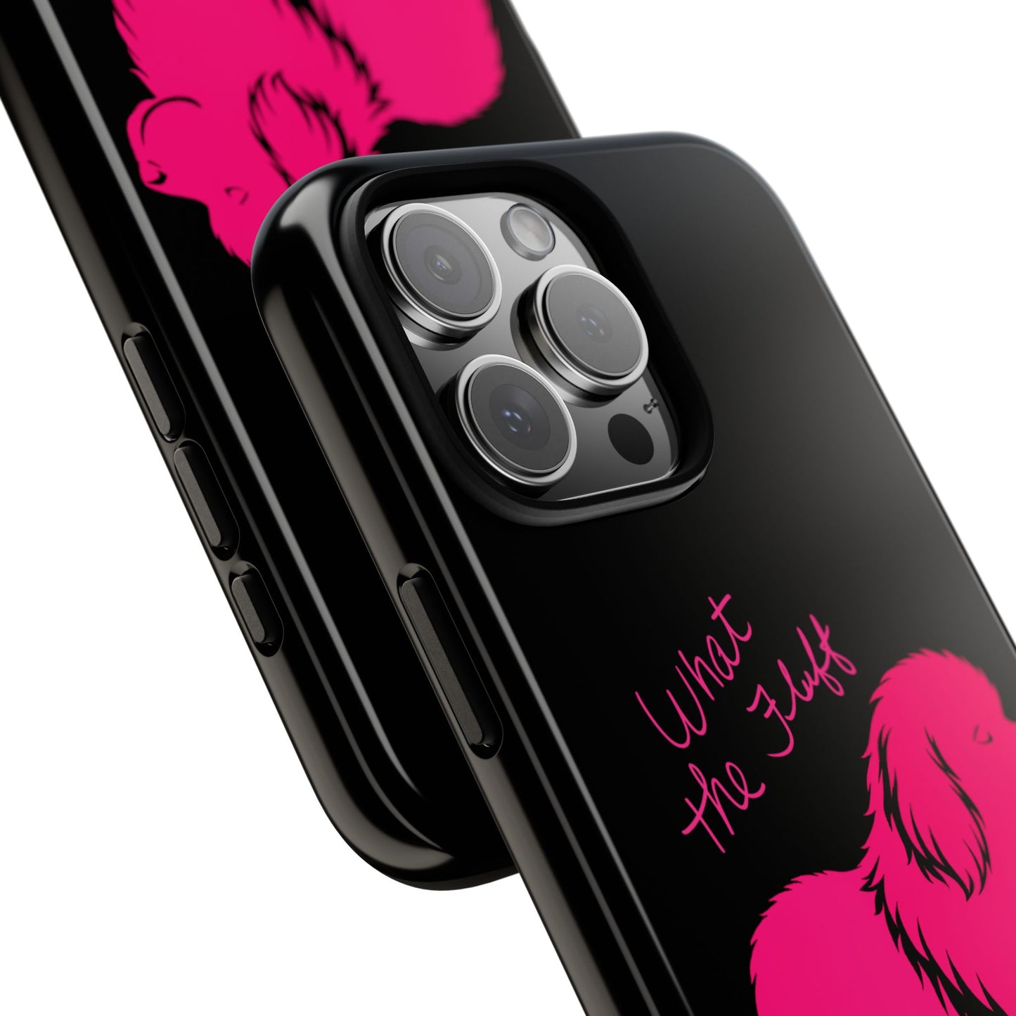 Phone Case - What the fluff written by Chewy the Newfoundland's Grandma