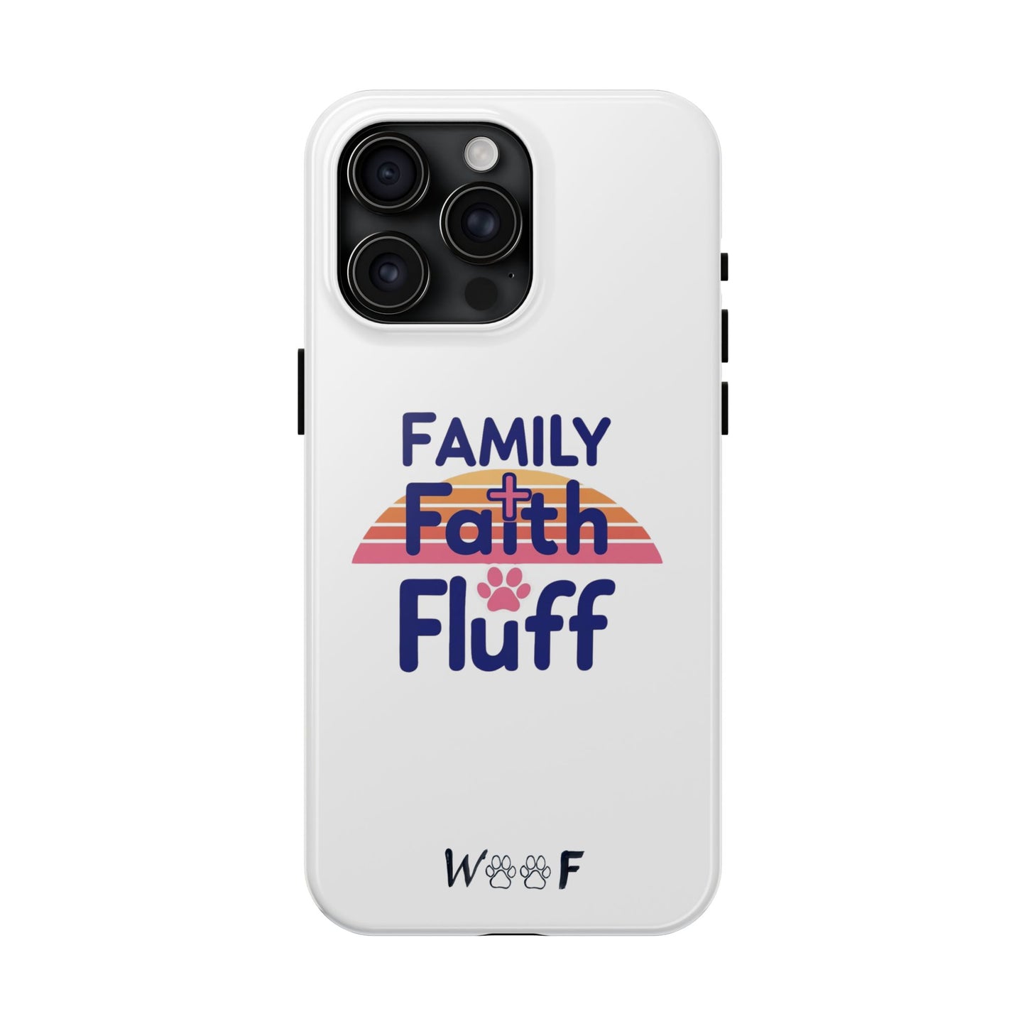 Phone Cases - Family Faith Fluff Hand Painted by Grandma, WOOF Design