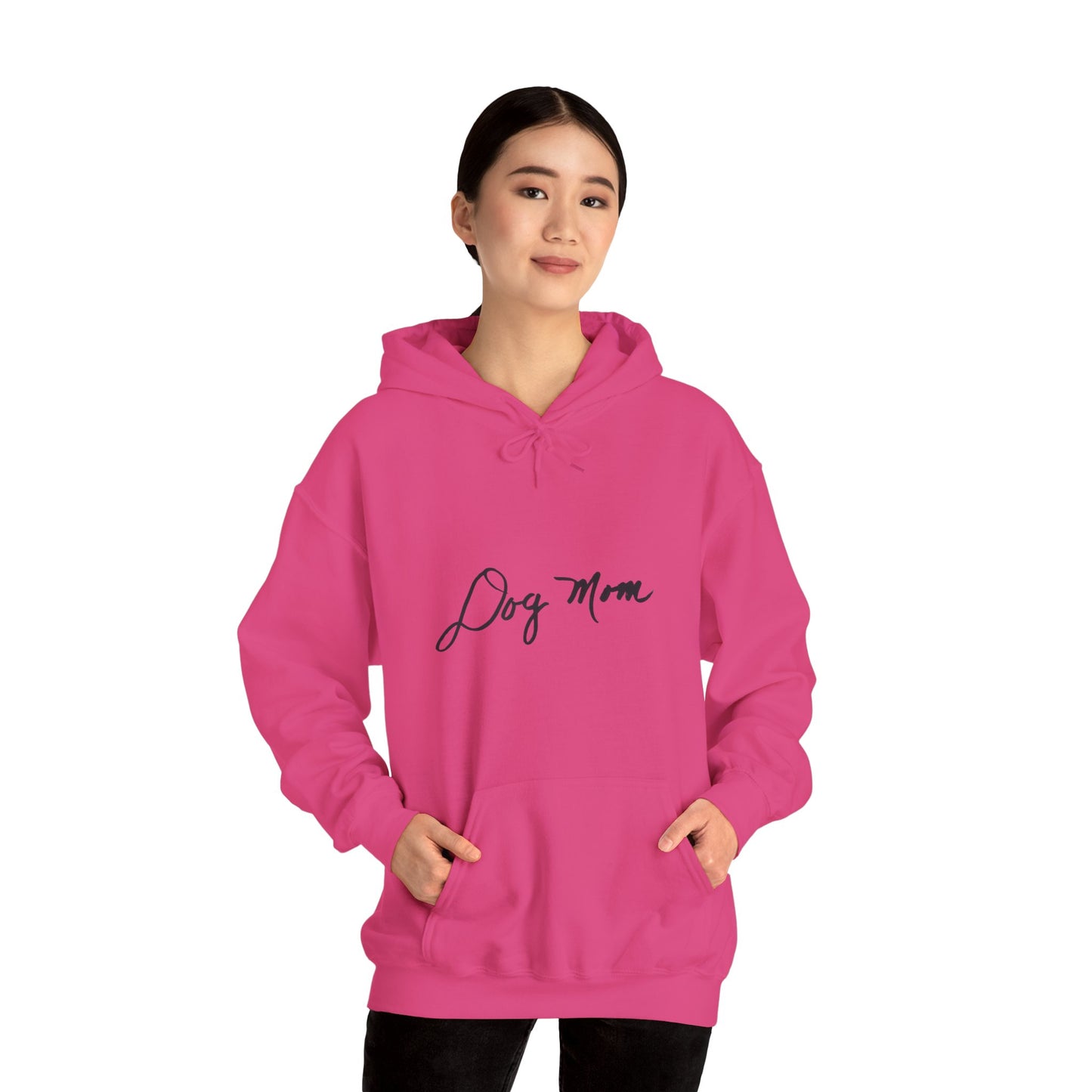 Dog Mom Hoodie with Grandma's Handwriting Design