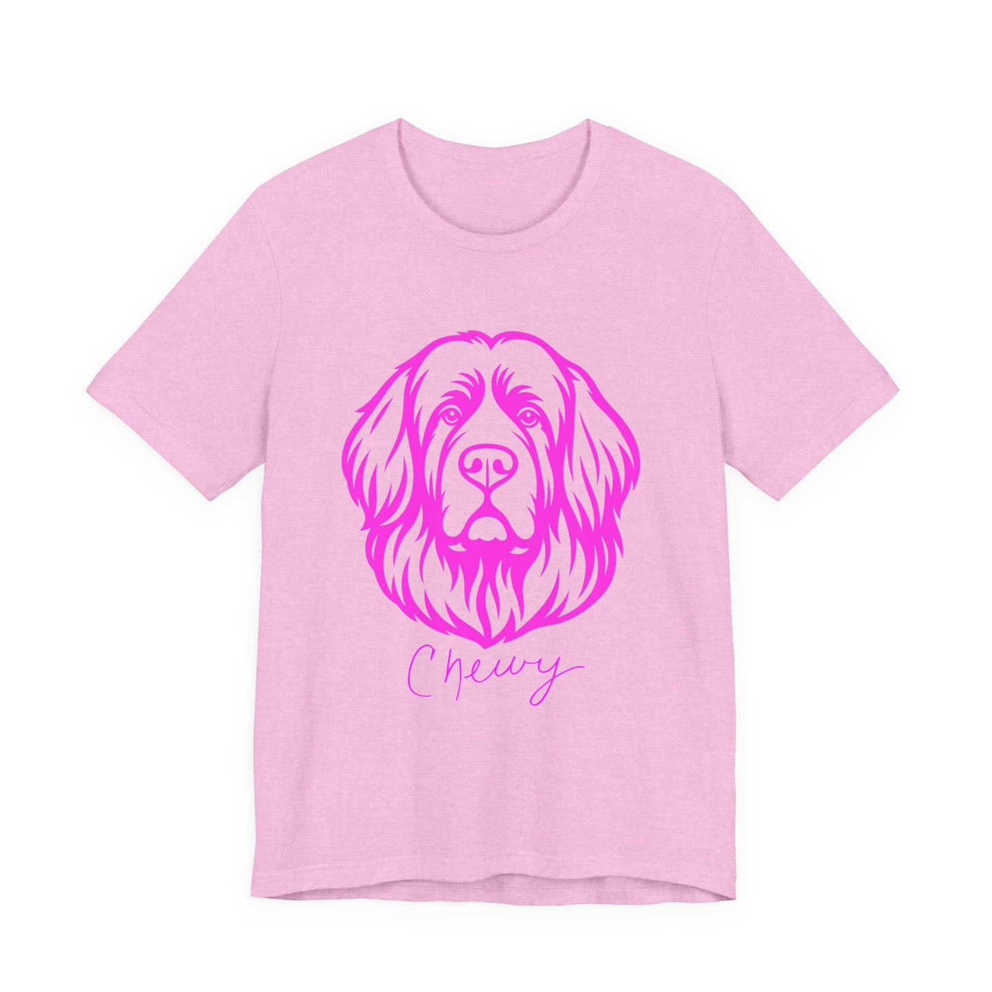 Hot Pink Chewy TEE!  | Fun Graphic T-Shirt for Pet Owners, Gifts for Dog Lovers, Casual Wear, Birthday Apparel, Cute Pet Shirt