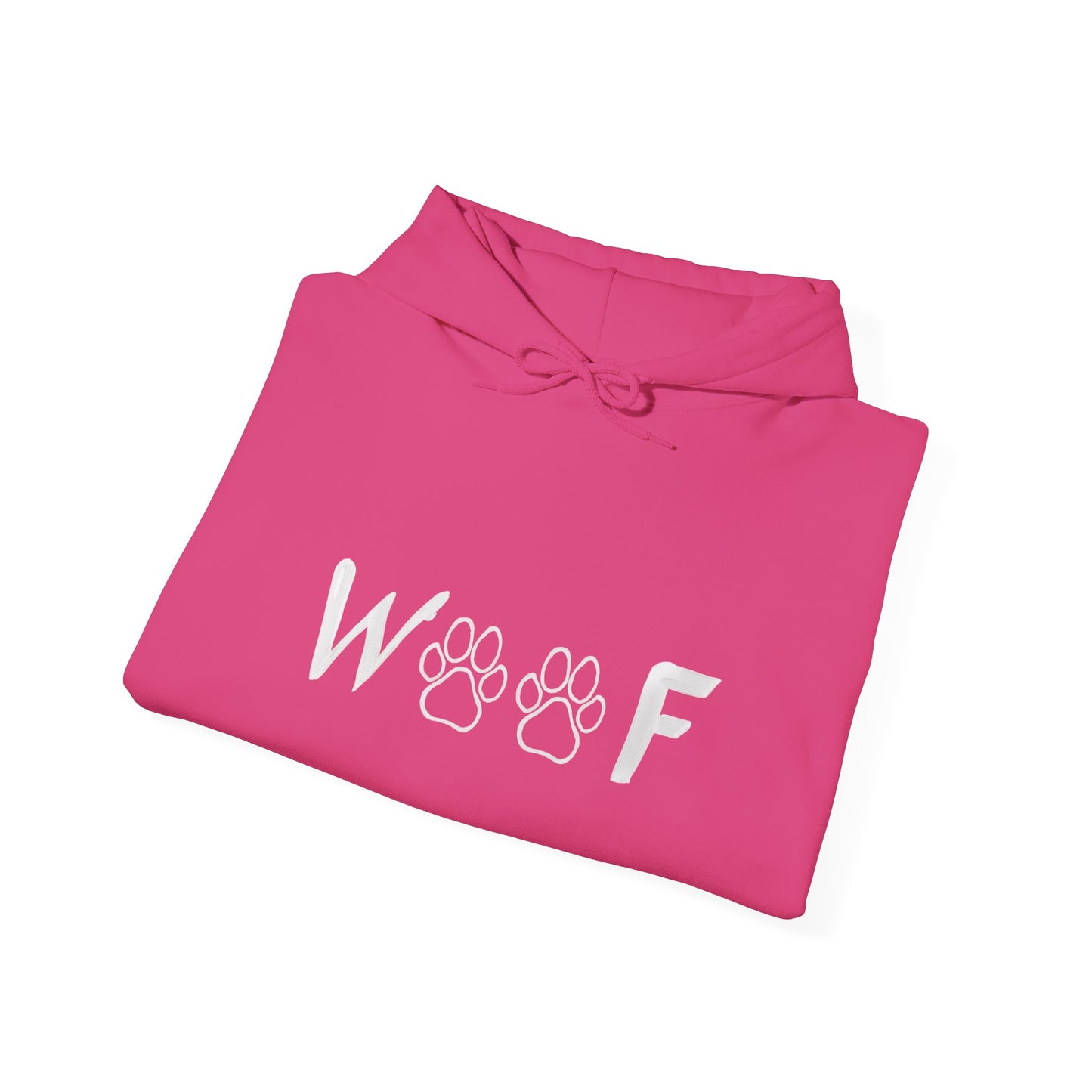 Cute 'Woof' Dog Lover Hoodie, Unisex Sweatshirt for Pet Owners, Gift for Dog Lovers, Cozy Animal Apparel, Perfect for Birthdays, Holidays