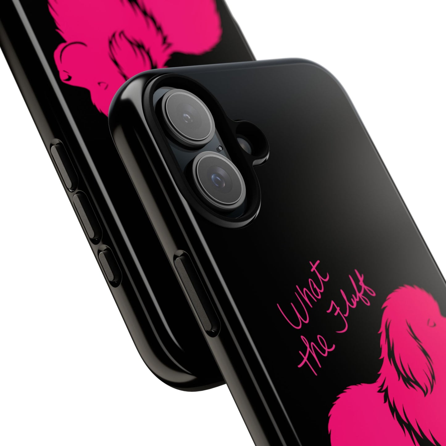 Phone Case - What the fluff written by Chewy the Newfoundland's Grandma