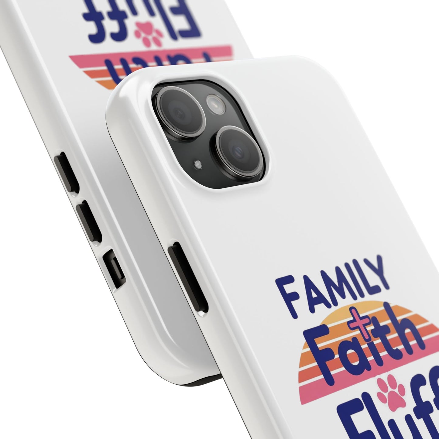 Phone Cases - Family Faith Fluff Hand Painted by Grandma, WOOF Design