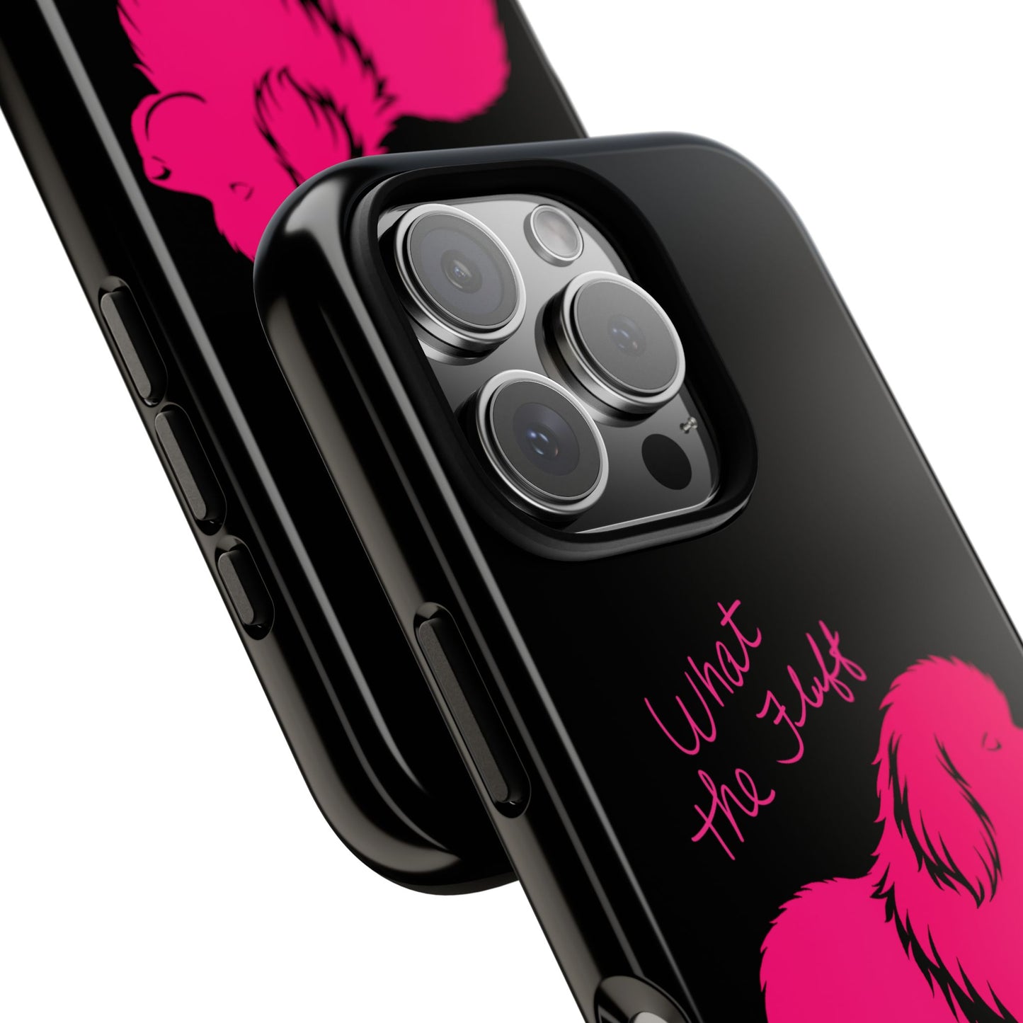 Phone Case - What the fluff written by Chewy the Newfoundland's Grandma